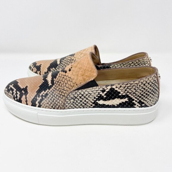 AQUATILA | Orilla Snakeskin Embossed leather slip-on sneaker 6 NWOT - Picture 7 of 12